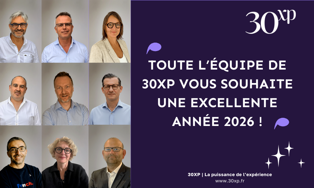 Toute l equipe de 30XP vous souhaite une excellente année 2026