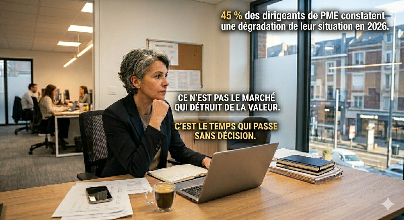 45% des dirigeants de PME constatent une dégradation de leur situation en 2026